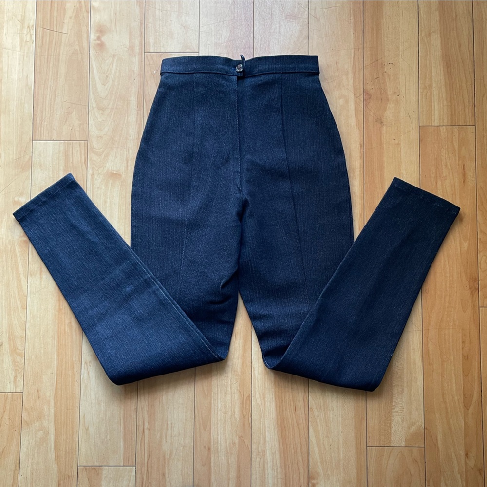 Deadly Danes by Micheline Pitt High Waist Cigarette Jeans XS